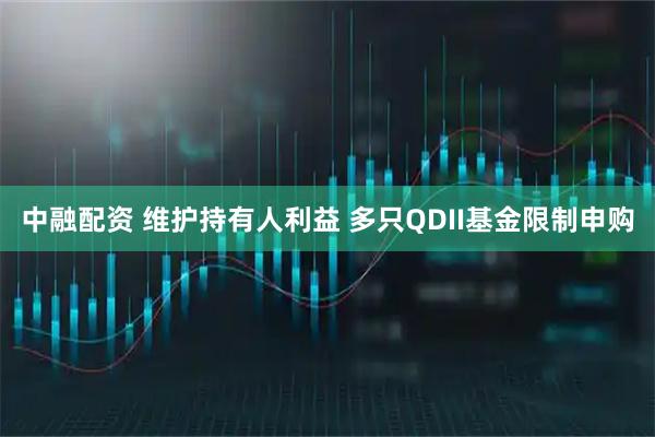 中融配资 维护持有人利益 多只QDII基金限制申购